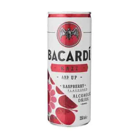 Blikje Bacardi razz