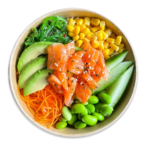 Poke bowl zalm