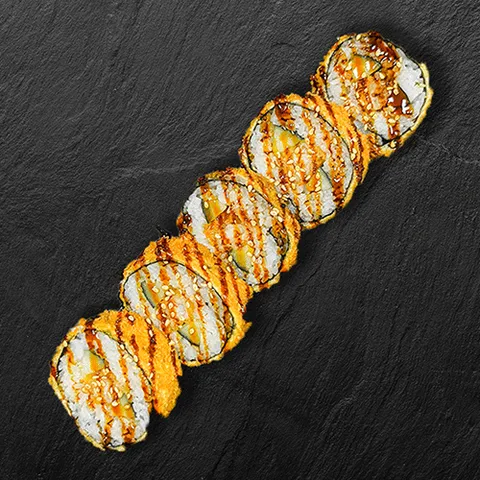 Fried ebi roll