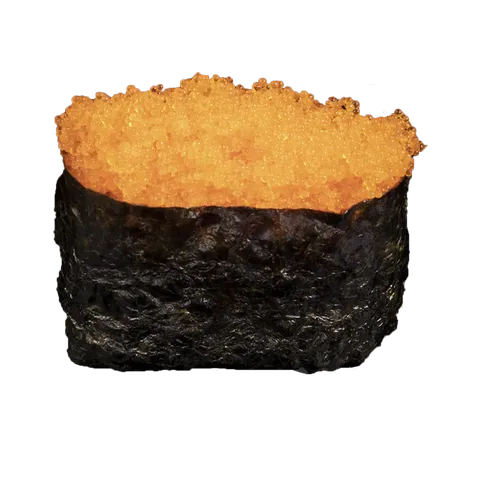Orange tobiko gunkan