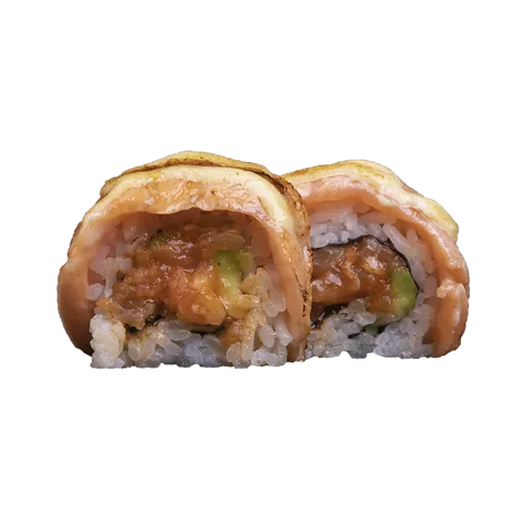 Flamed beef maki