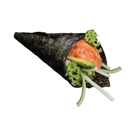Sake temaki