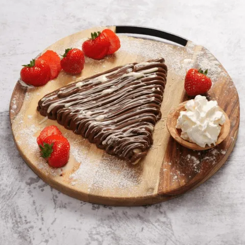 Crêpe aardbei Nutella