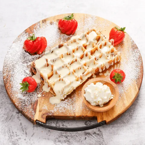 Wafel aardbei chocola