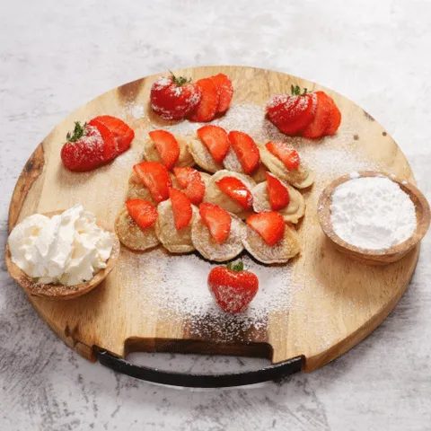 Poffertjes aardbei