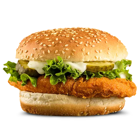 BBQ chicken burger