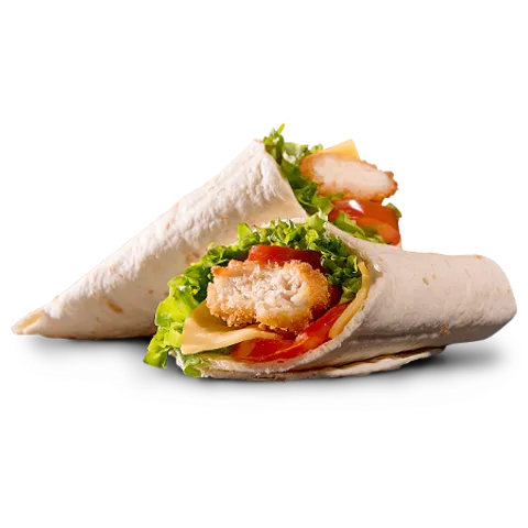 BBQ chicken wrap