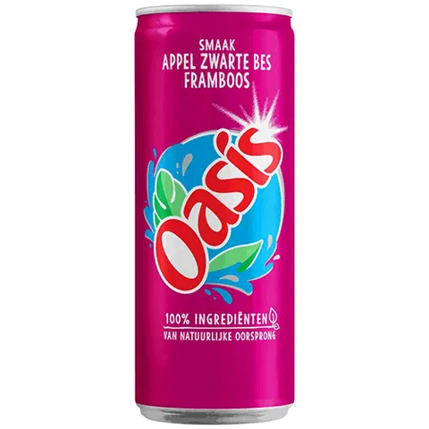 Oasis Appel-Zwarte-Bes-Framboos 330ml