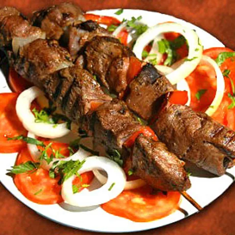 Souvlaki speciaal schotel