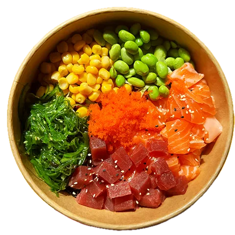 Poké salmon tuna