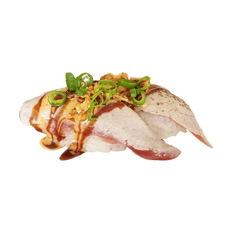 Flamed tuna nigiri