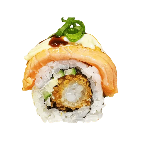 Salmon ebi roll