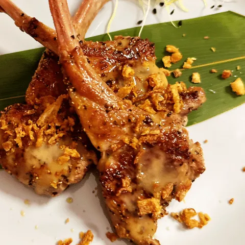 Grilled lamb chops