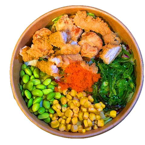 Poké salmon