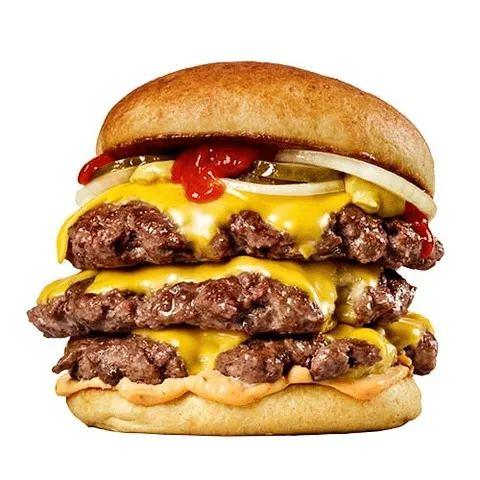 Triple smashburger