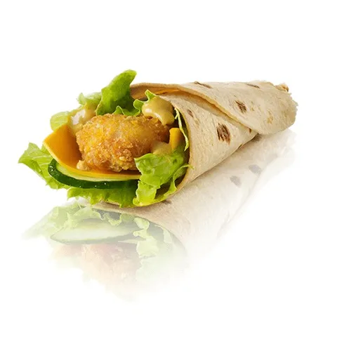 Honing mosterd chicken wrap