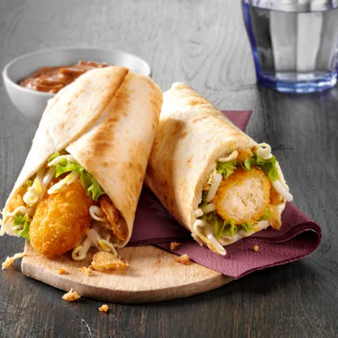 ChickenPlaza wrap kipcorn