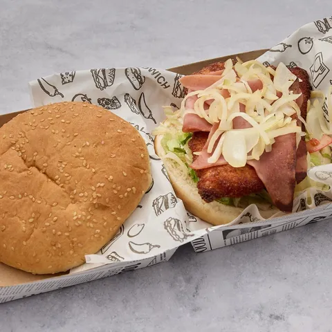 Tt schnitzel burger Kipschnitzel