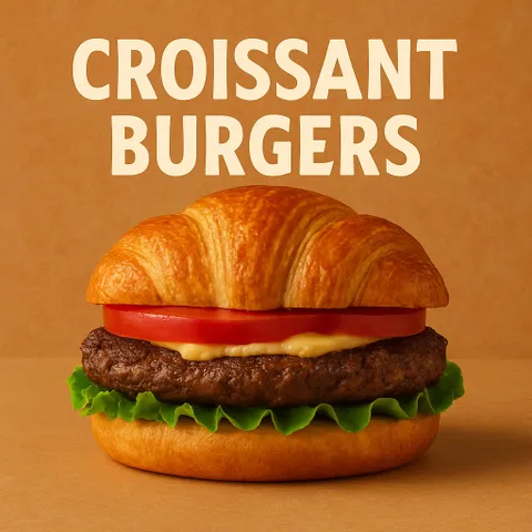 OG Croissant Smashburger (met bacon)