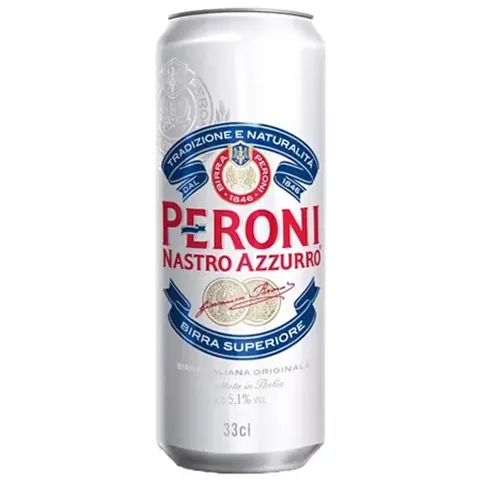 Birra peroni nastro azzurro 33cl
