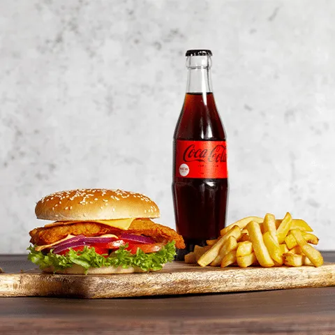 Royal burger menu