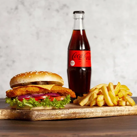 Hot burger menu