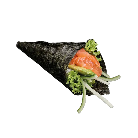 Sake temaki