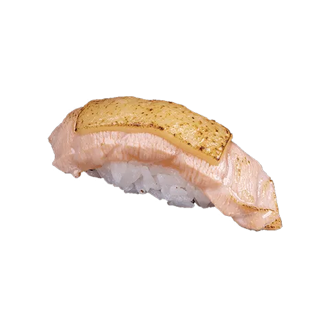 Flamed cheese sake