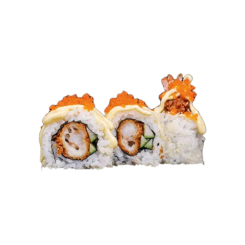 Ebi tempura maki 3 stuks