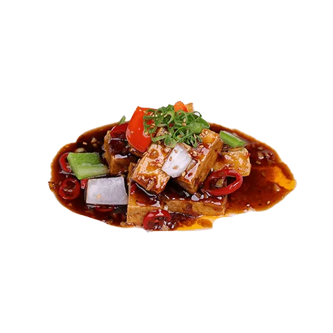 Tofu with chili bean sauce
