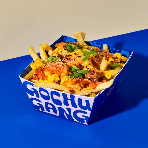 Loaded fries kimchi cheese