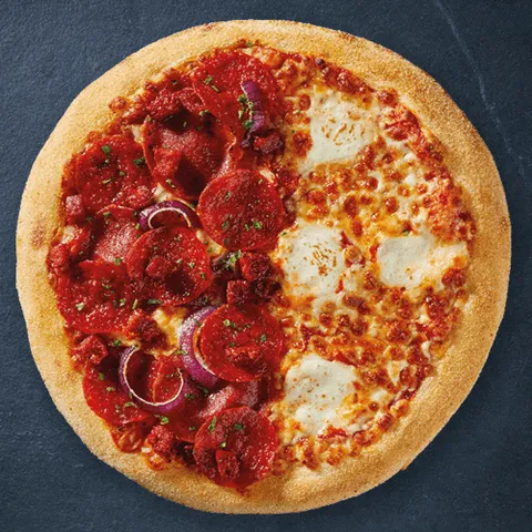 Glutenarme Double tasty: Triple Meat Deluxe & Extra Cheesy