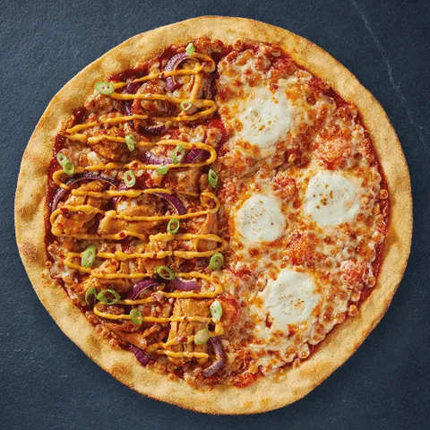 Glutenarme Double tasty: Chicken Piri Piri Deluxe & Extra Cheesy