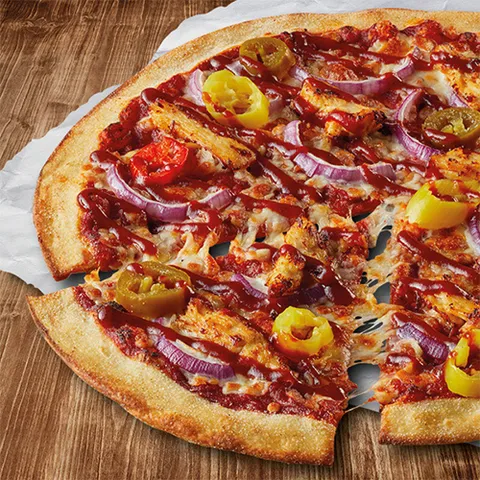 Glutenarme BBQ Hot & Spicy Pizza
