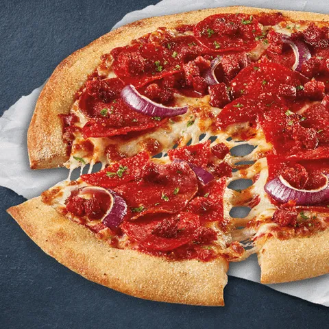 Glutenarme Triple Meat Deluxe Pizza