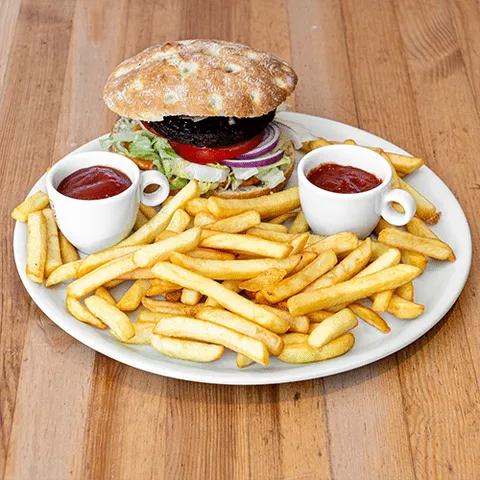 Mushroomburger menu