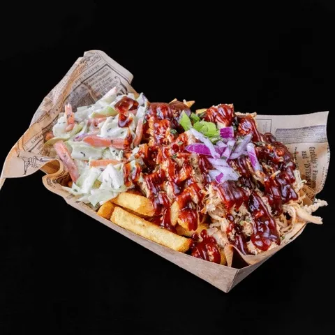 Friet pulled chicken