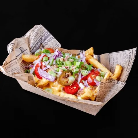 American loaded fries