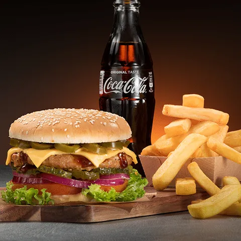Mexican style chicken burger menu