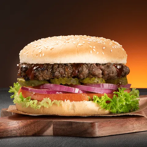 American style classic beefburger