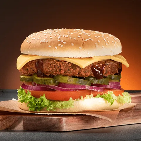 Vegetarische cheese burger