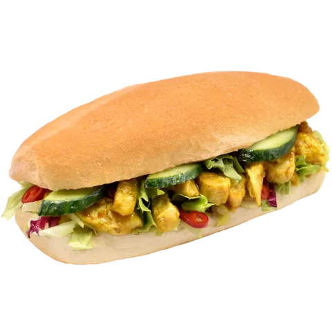 Broodje curry kip