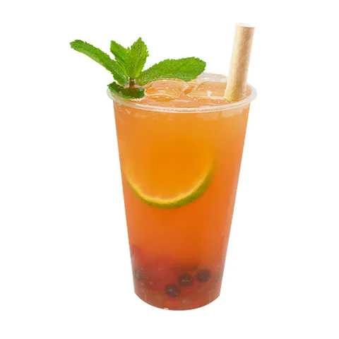 Bubble tea grapefruit