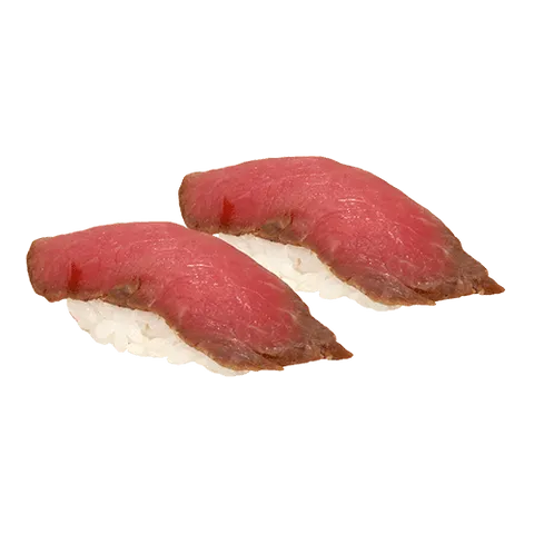 Beef tataki nigiri