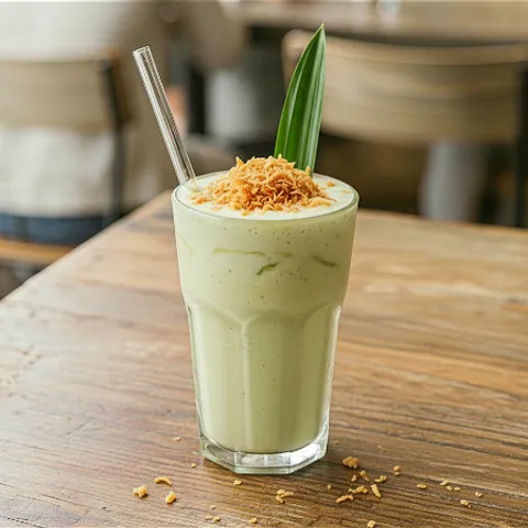 Pandan milkshake