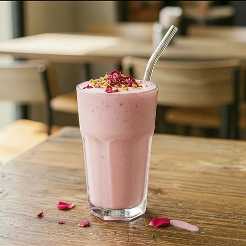 Rose milkshake