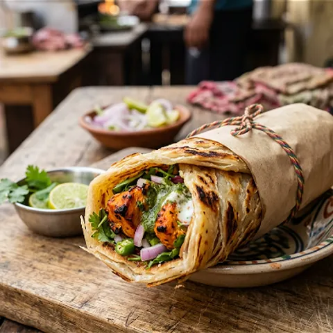 Paratha Roll Chicken Tikka