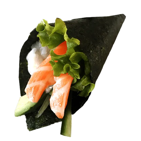 Sake temaki