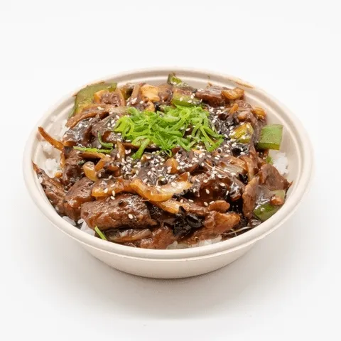 Hot bowl black bean sauce
