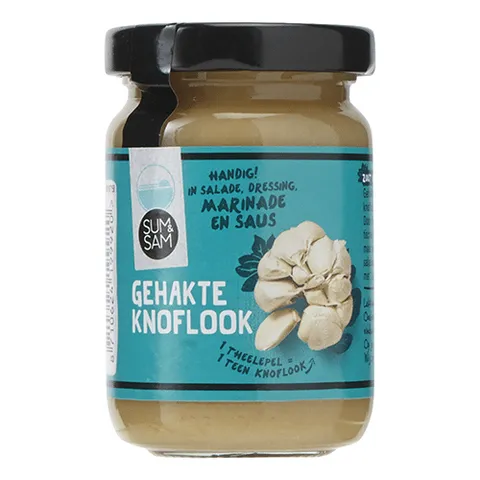 Sum & Sam gehakte knoflook 100 gram